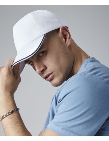 BEE-B25c-Authentic 5 Panel Cap - Piped Peak